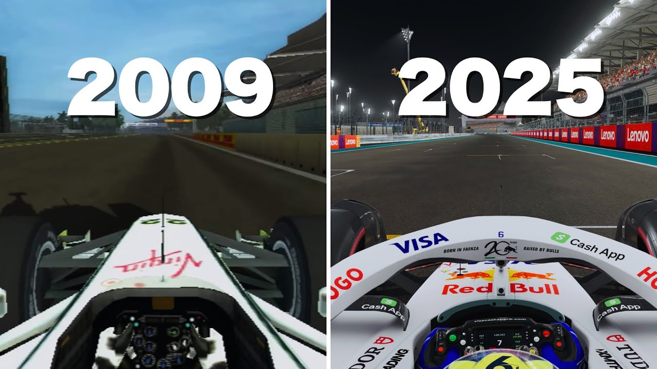 Evolution of Abu Dhabi in F1 Games | 2009-2025
