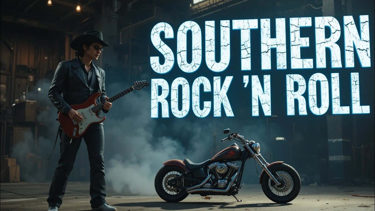Outlaw Rock N&rsquo; Roll | Southern Legends & Guitar Riffs 🎶🔥 #OutlawRock #SouthernRock #GuitarRiffs