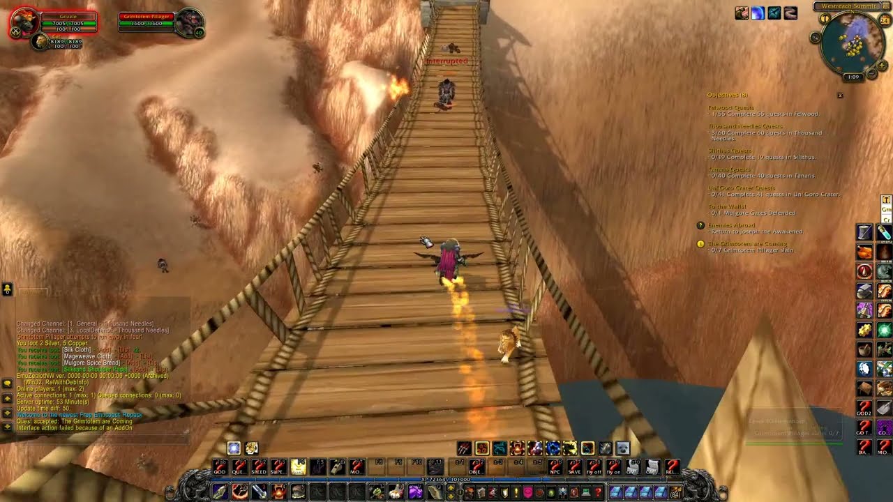 WOW Cata Quest 'The Grimtotem are Coming - 25487' Horde on a PS