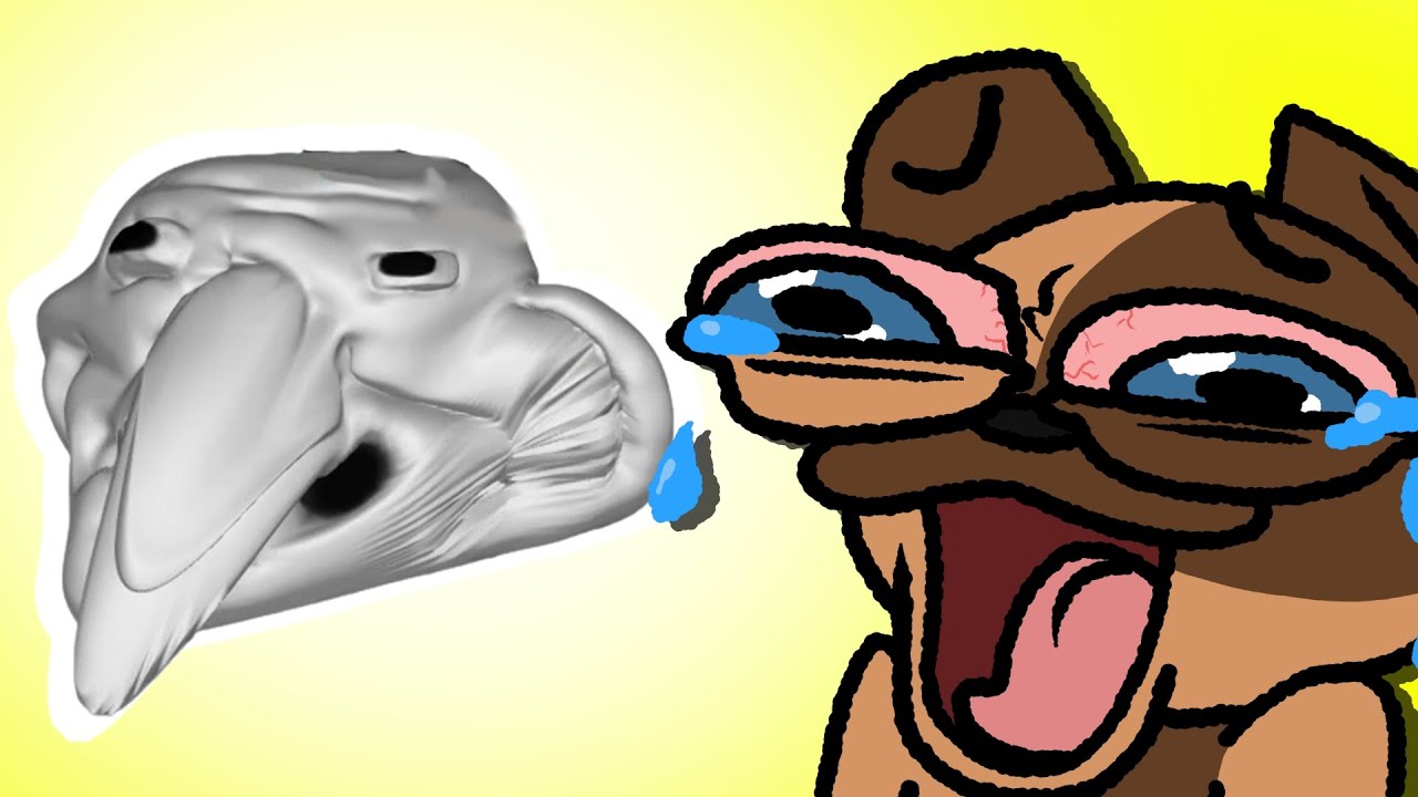 Deranged guy slowly loses it at his own 3D creations