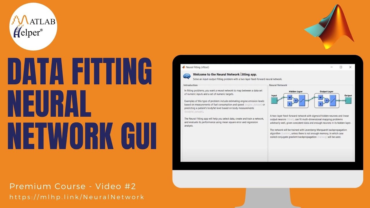Data Fitting Neural network GUI  | @MATLABHelper