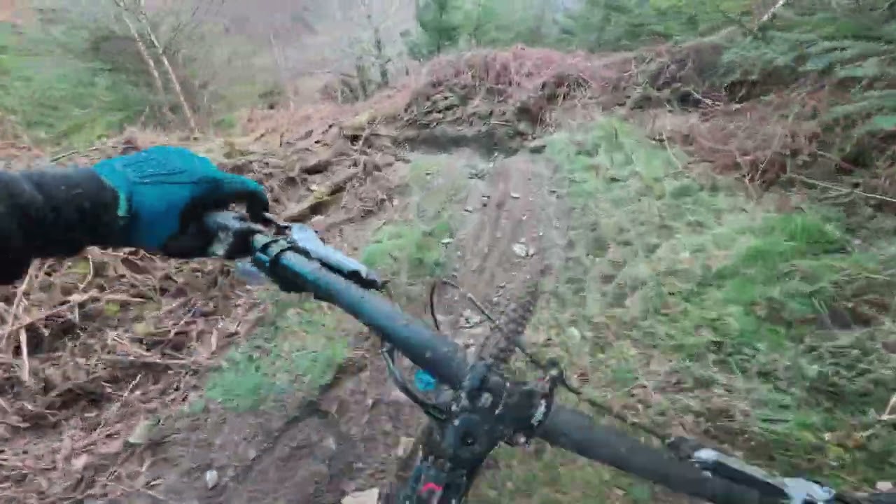 Cwmcarn MTB Mayhem Lower Section Fail @adambaverstock4557