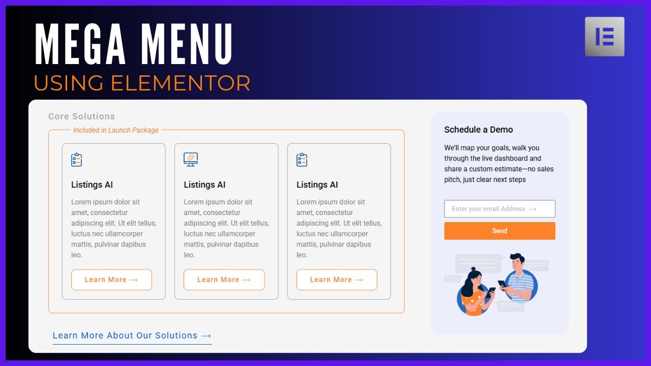 Потрясающее руководство по мегаменю | Как создать мегаменю с помощью Elementor Pro