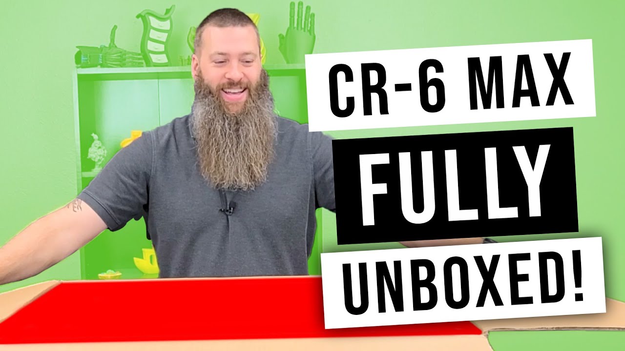Creality CR-6 MAX Unboxing & First Thoughts!