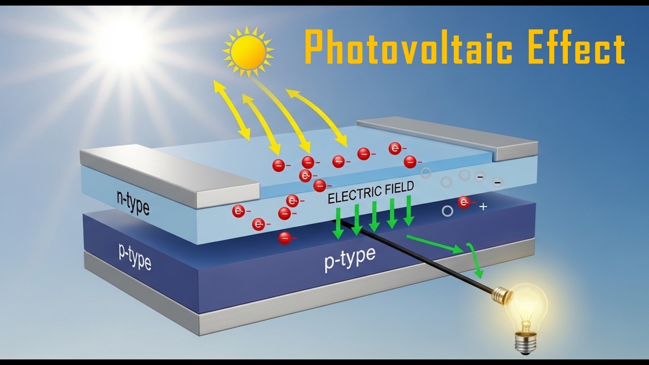 Photovoltaic Effect | Science Behind Solar Cells (Hindi)