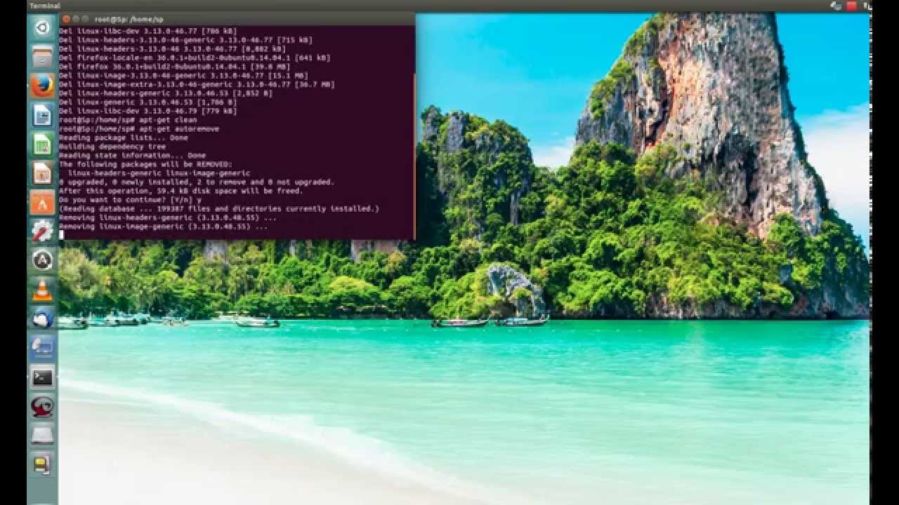 Clean up your package installation ubuntu using apt-get autcoelan, clean and autoremove