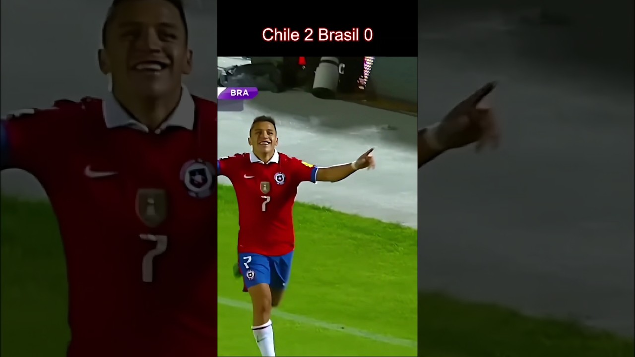 Chile vs Brasil. ELIMINATORIAS 2018 #laroja #GENERACIONDORADA #chile