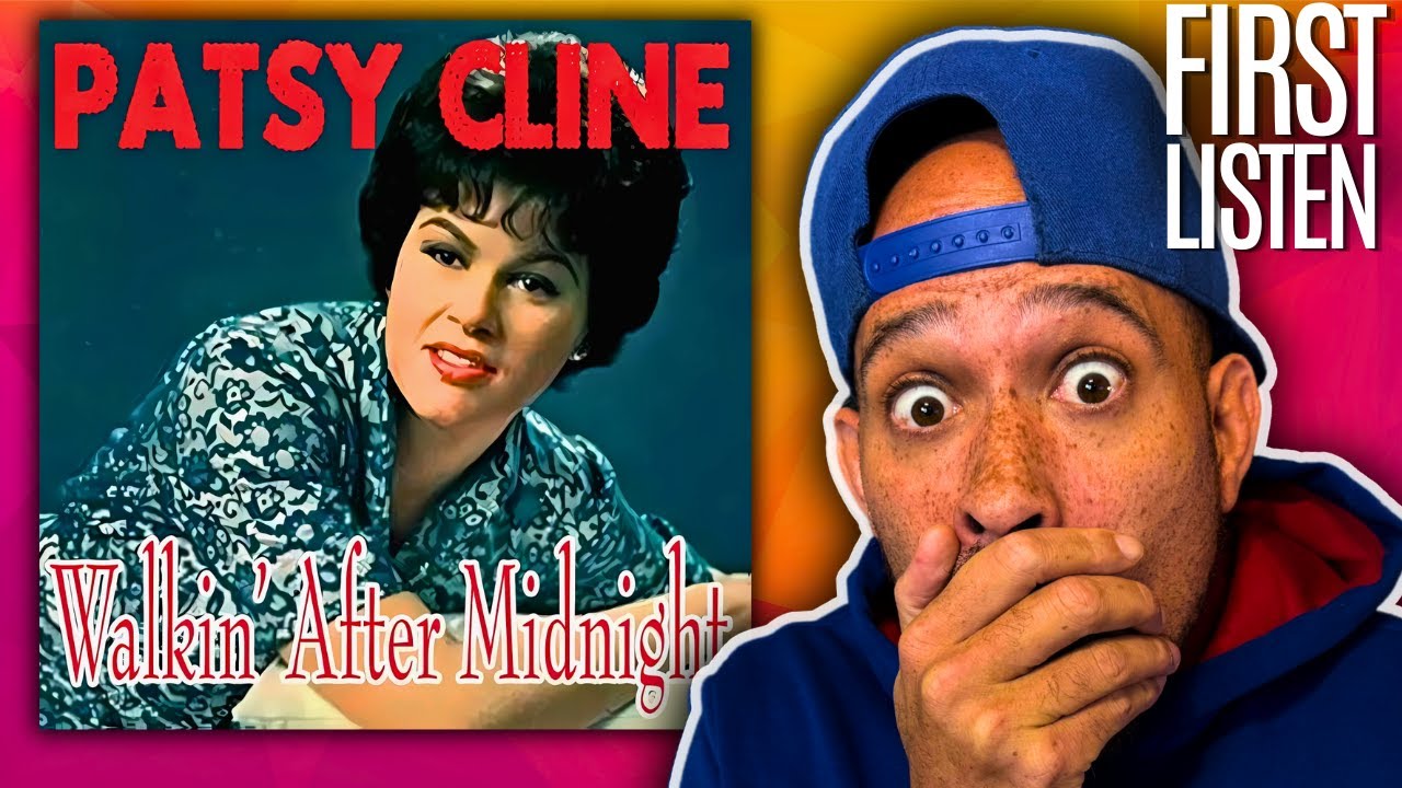 Rapper FIRST time REACTION to Patsy Cline - Walkin After Midnight! She is so FIRE...