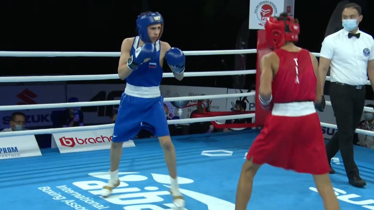 Kielce 2021 Session12A (M49kg) SAENGSAWANG Ritthiamon (THA) vs BADALIAN Robert (RUS)
