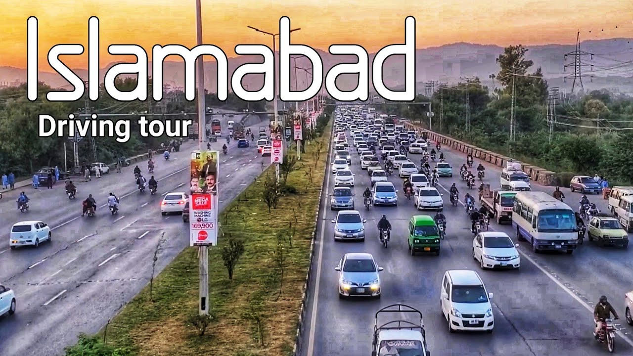 Pakistan 🇵🇰 Driving in Islamabad downtown| 4k 2023