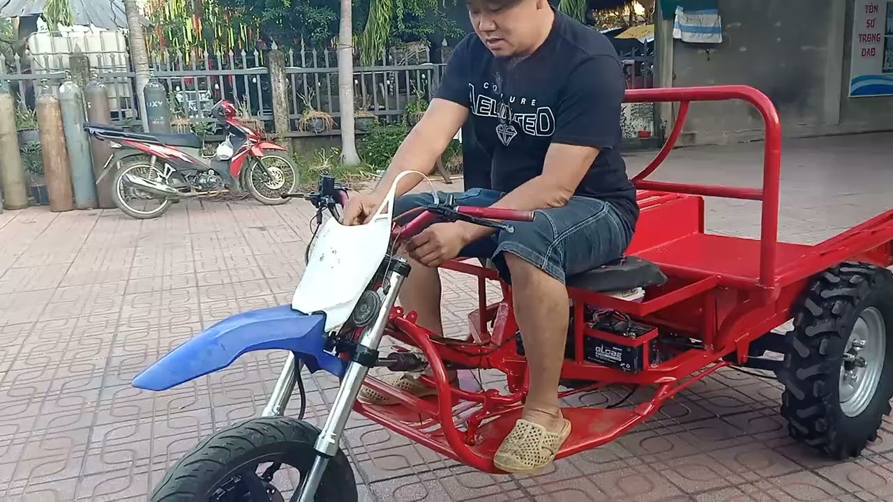 cào cào độ 3 bánh phục vụ nông nghiệp