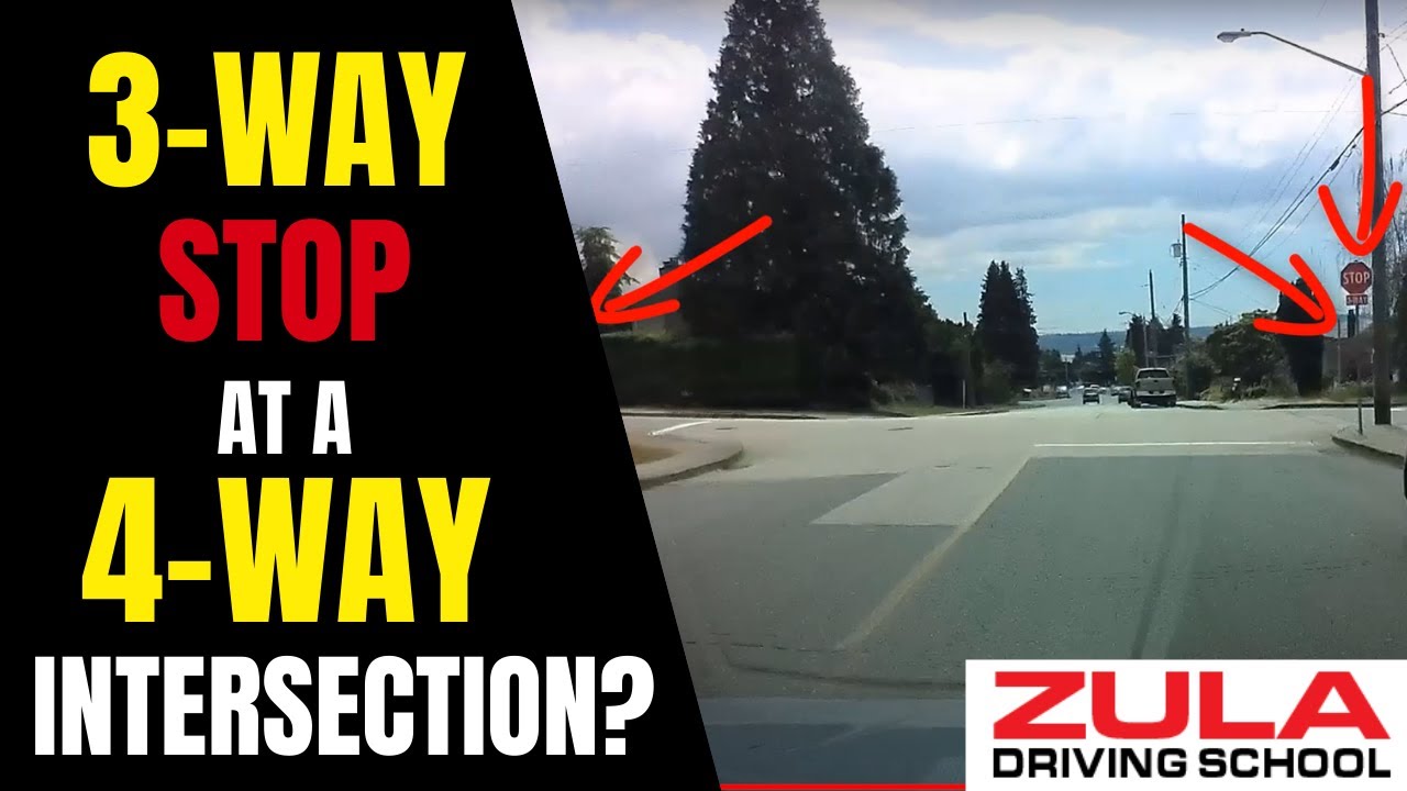 3-Way Stop at a 4 way intersection?