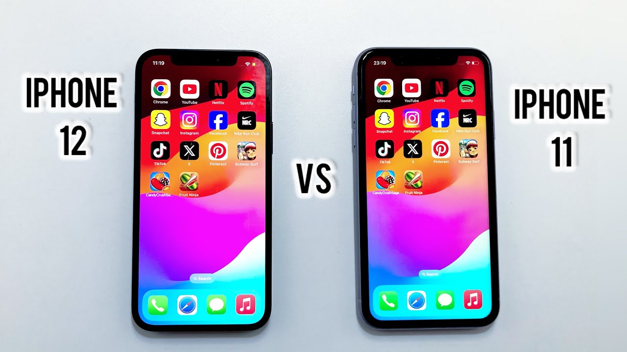 iPhone 12 vs iPhone 11 speed test