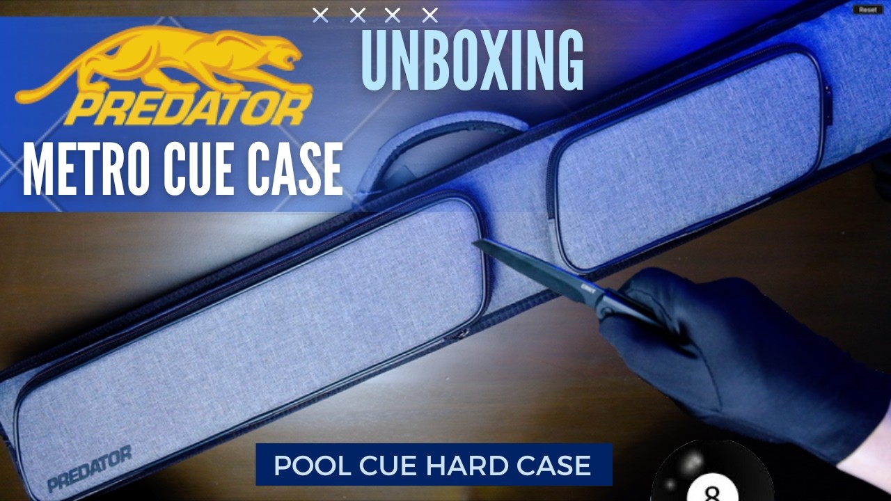 Unboxing Predator Metro Grey Hard Pool Cue Hard Case