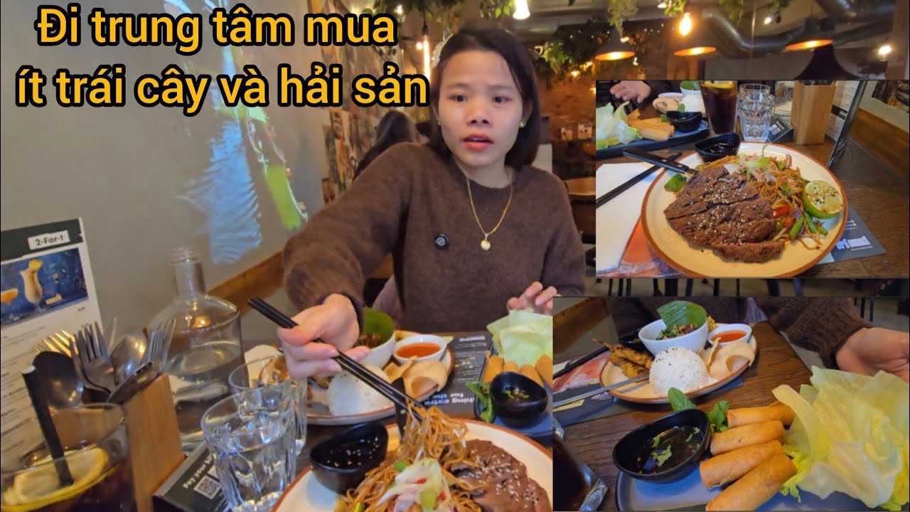Đi mua ít trái cây và hải sản ở trung tâm. #bimilcuocsonguk #vlog #daily #shopping 