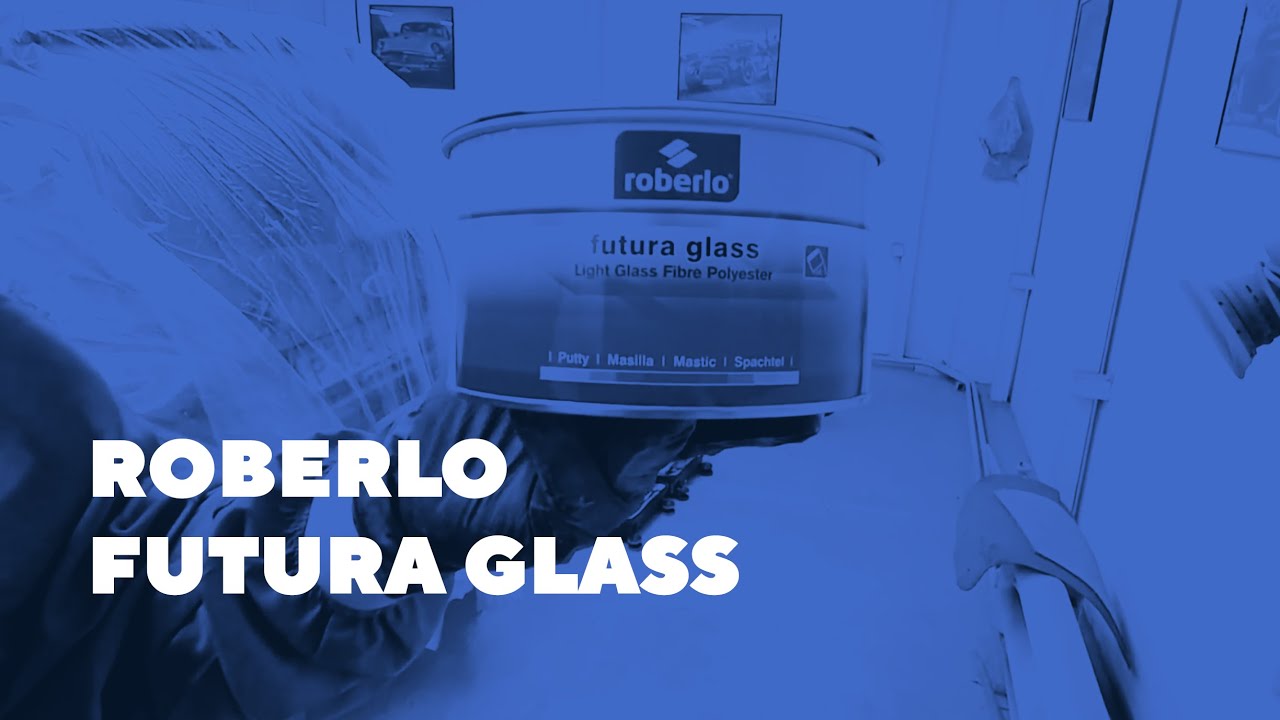 Суперлегкая шпатлевка Roberlo Futura Glass со стекловолокном