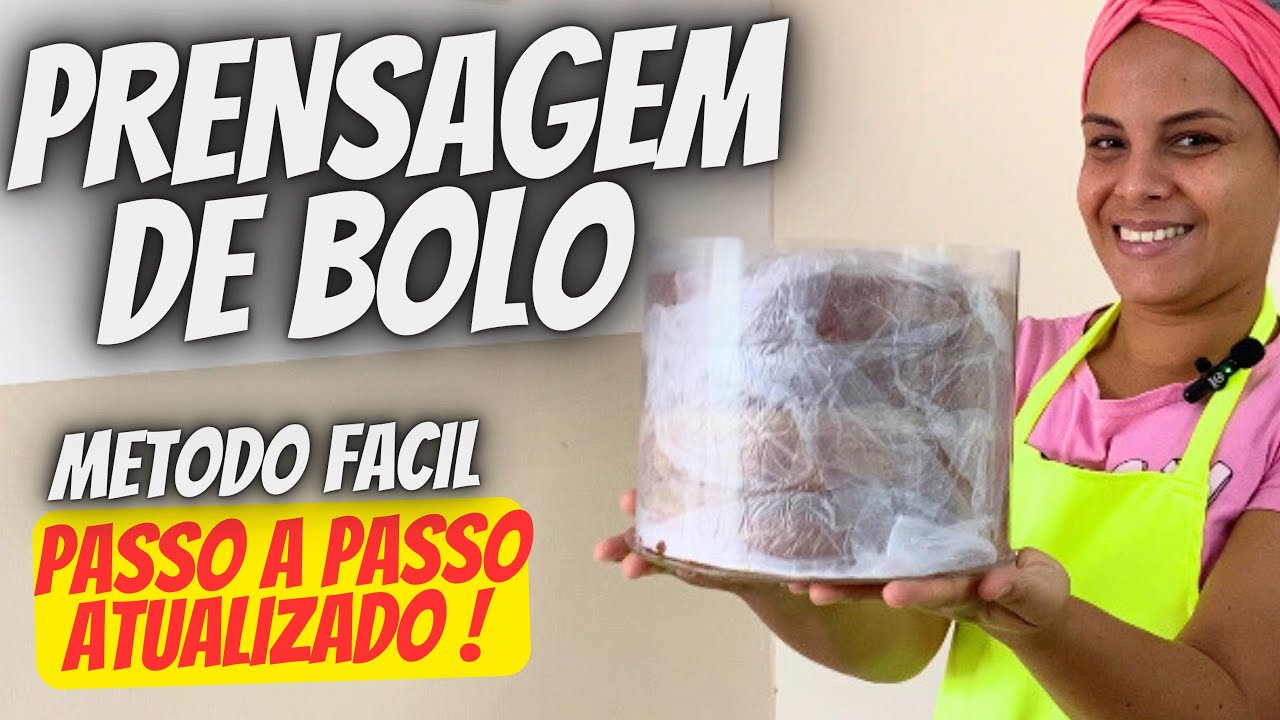 COMO MONTAR E PRENSAR BOLOS COM ACETATO ! Método de fazer e simples e fácil !😍