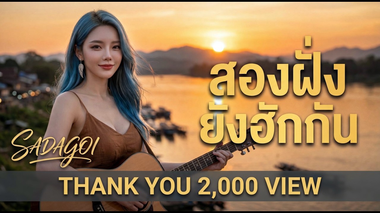 สองฝั่งยังฮักกัน - SADAGOI (เพลงลูกทุ่งเพื่อชีวิต ซึ้งๆ กินใจ) | Official Lyrics Video