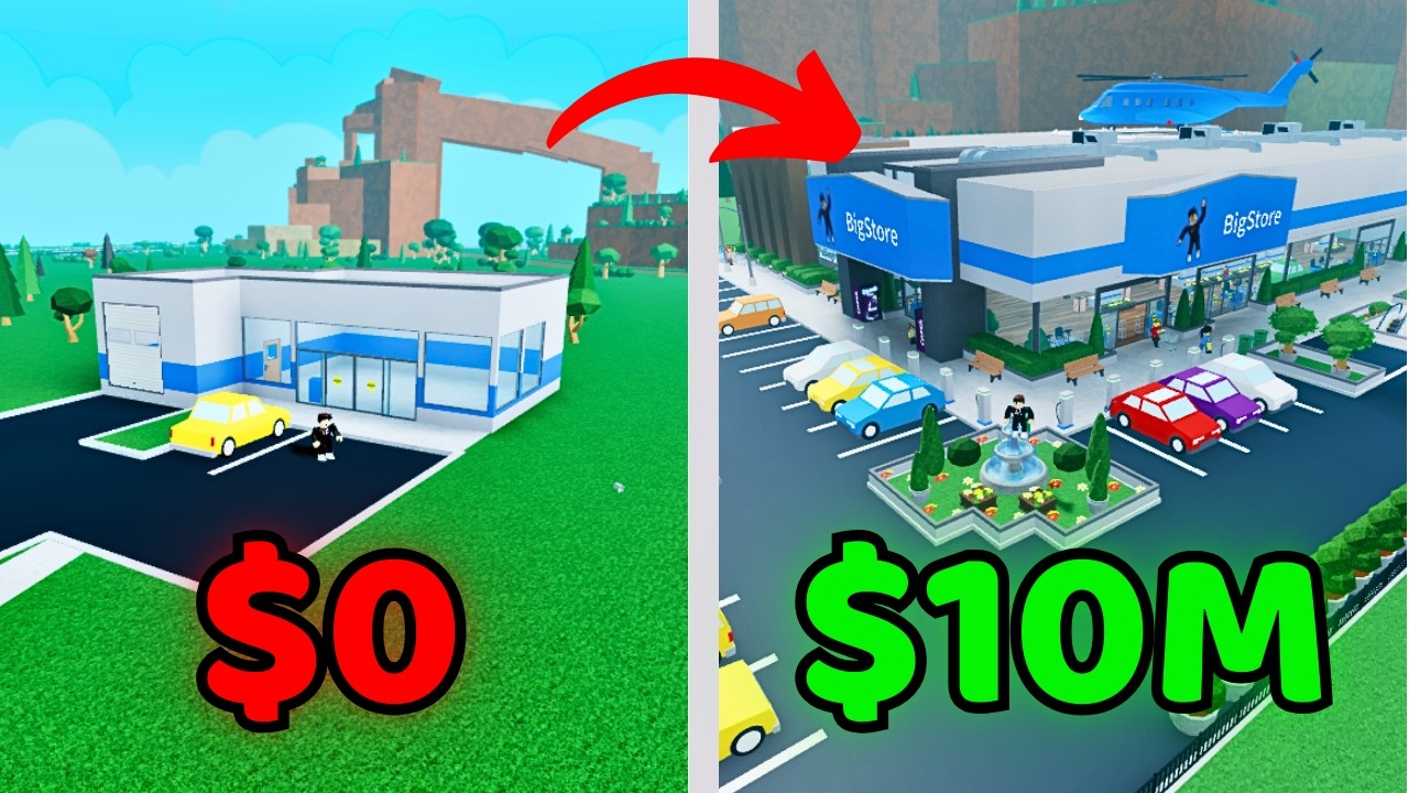 ¿Qué tan rápido puedo llegar a 10 millones en Retail Tycoon 2? | Roblox