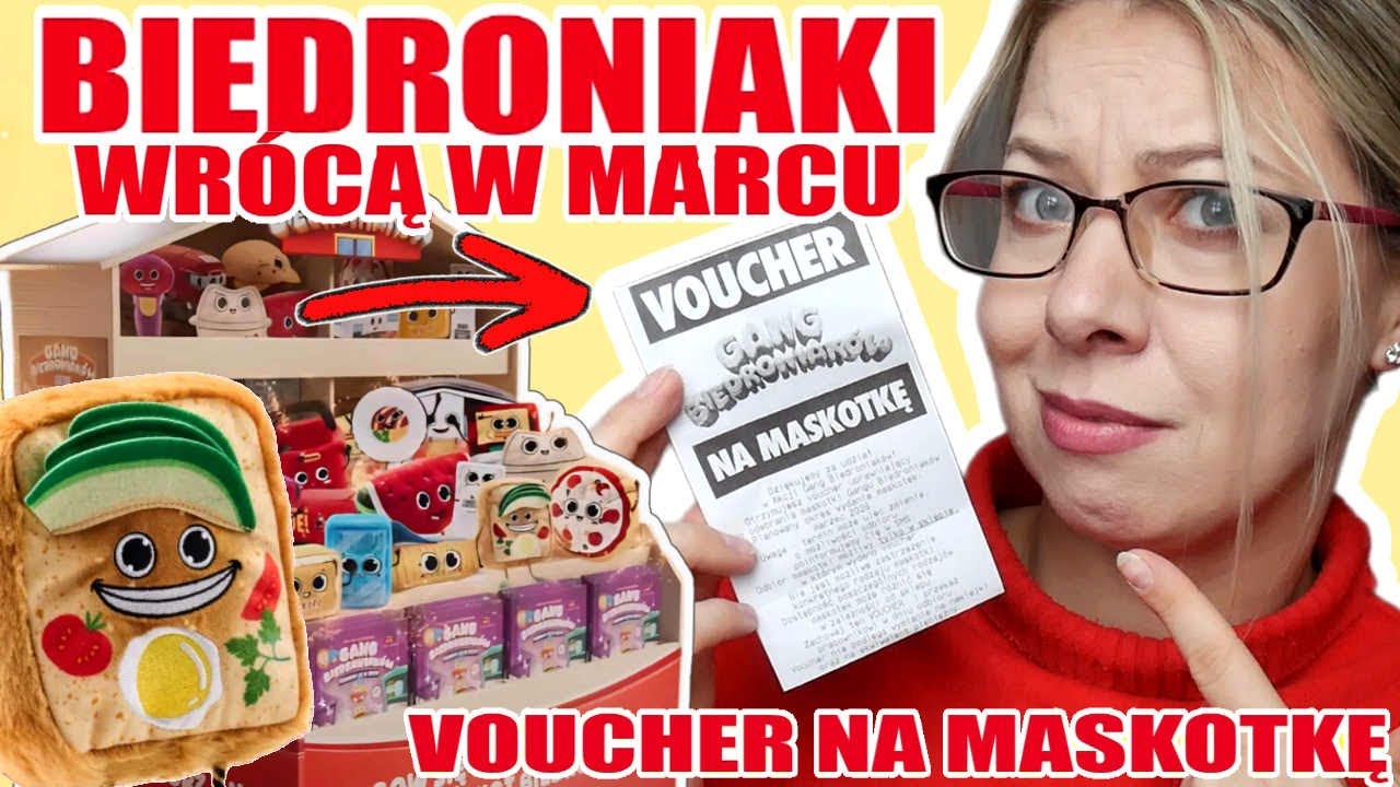 ZDOBYŁAM OSTATNIEGO BIEDRONIAKA ❤️  MASKOTKI WR&Oacute;CA W MARCU #biedroniaki #gangbiedroniak&oacute;w #biedronka