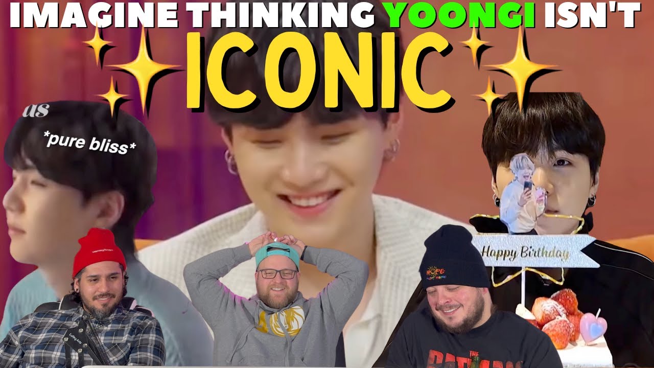 imagine thinking yoongi isn't ✨iconic ✨ REACTION