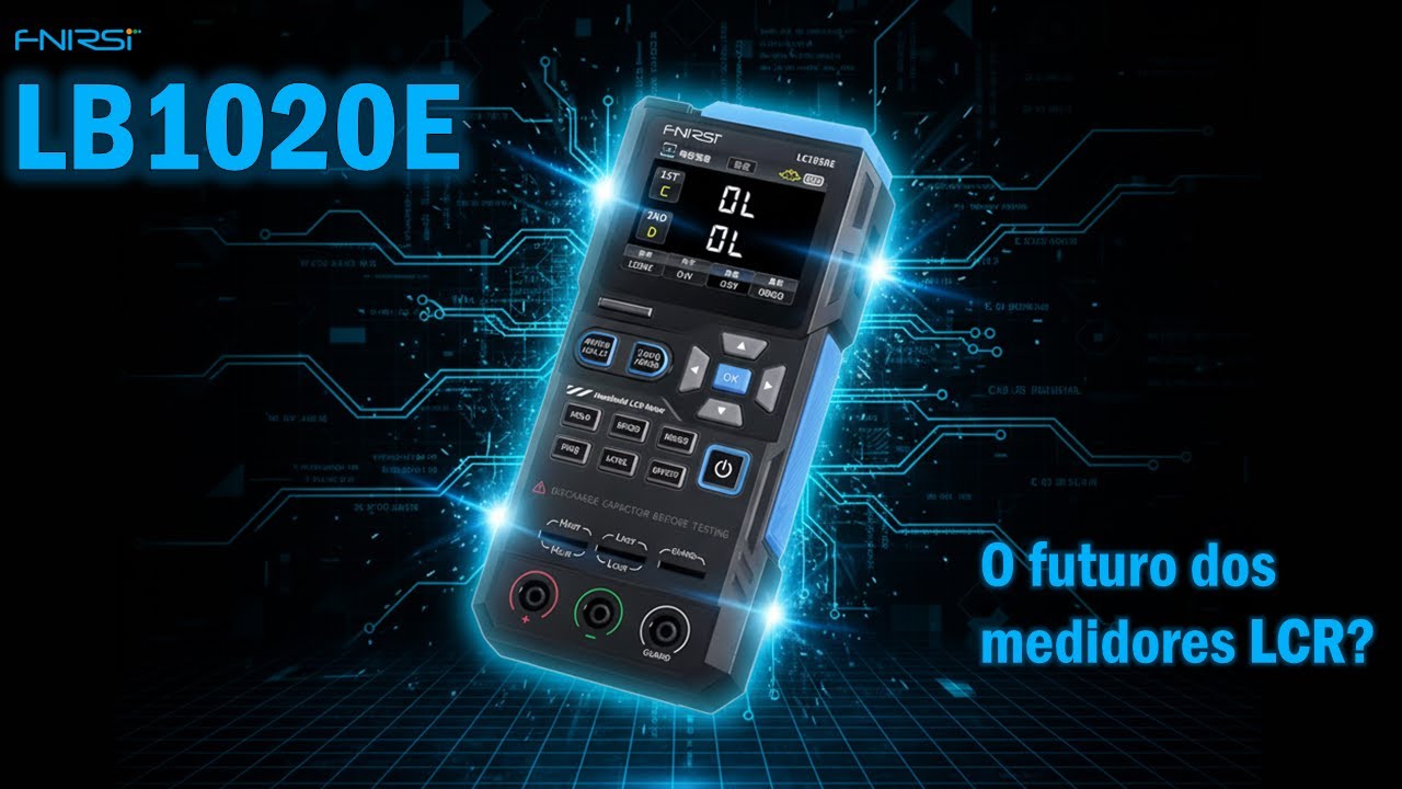 Medidor LCR Portátil  (LC1020E):  de Precisão para Teste de Componentes Eletrônicos! #fnirsi