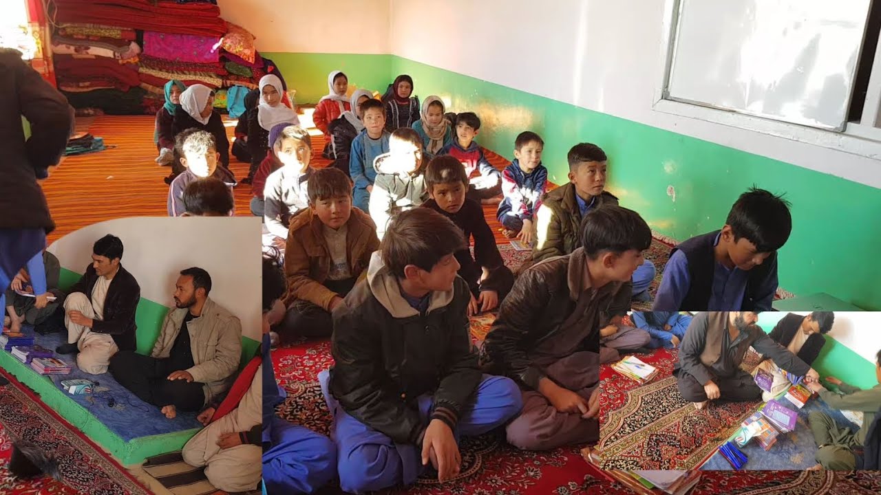 بمناسبت روز پدر رفتیم در قریه نوآباد در کورس زمستانی کتاب وقرطاسیه توزیع شد تشکر از آقایان کمک کننده