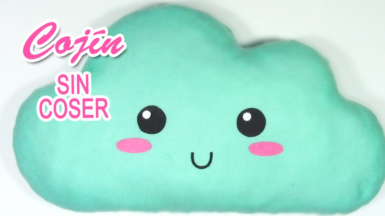 Manualidades: COJIN nube kawaii ¡SIN COSER! - Innova Manualidades