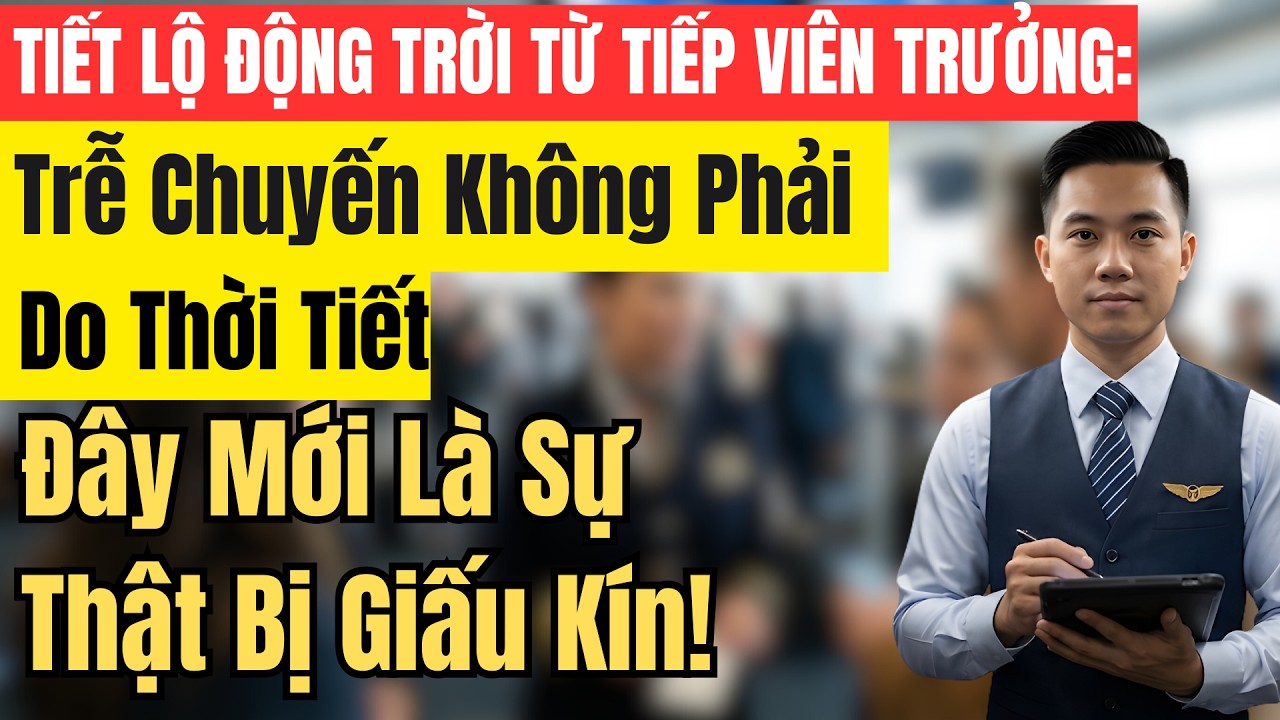 TIẾT LỘ ĐỘNG TRỜI: Trễ Chuyến Không Phải Do Thời Tiết, Đây Mới Là Sự Thật Bị Giấu Kín!