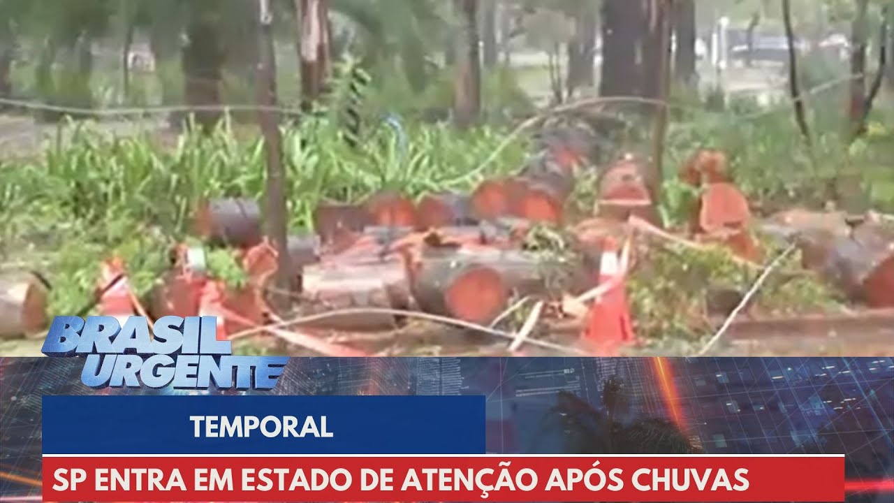 São Paulo entra em estado de atenção devido fortes chuvas nesta sexta-feira (8) | Brasil Urgente