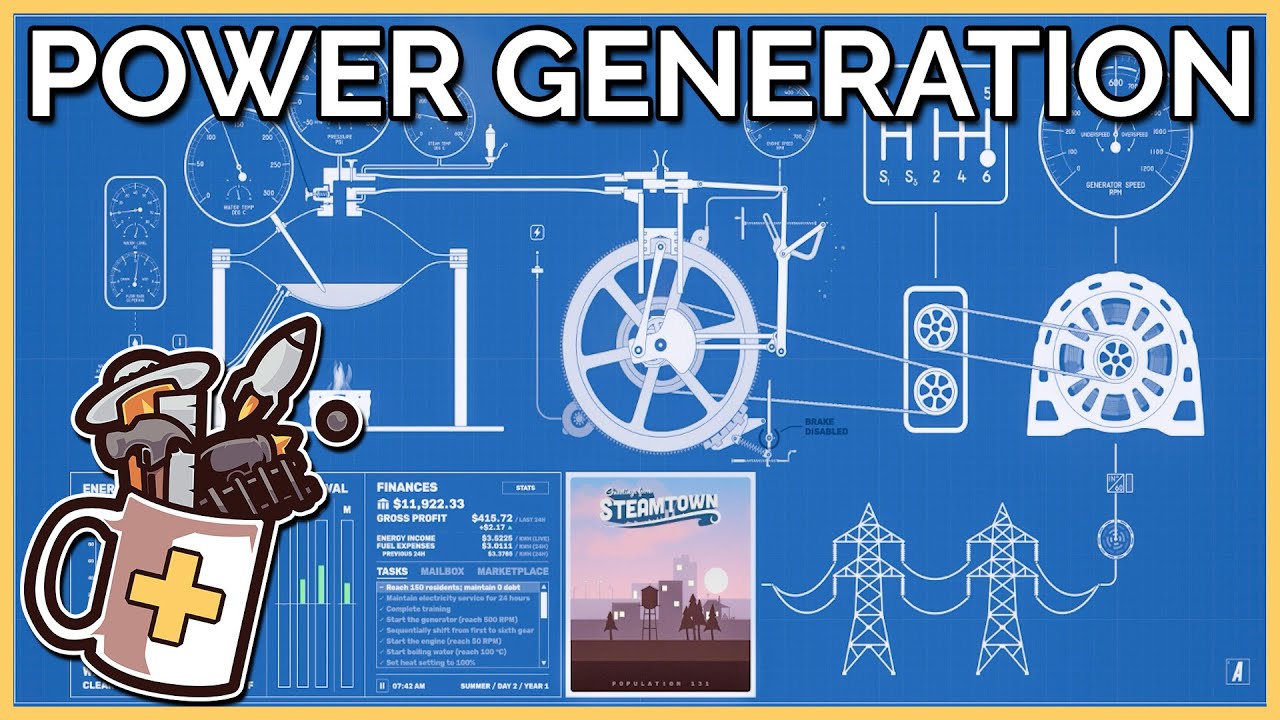 Using Realistic Steam Simulation to Power a Town! | Steam Engine Simulator