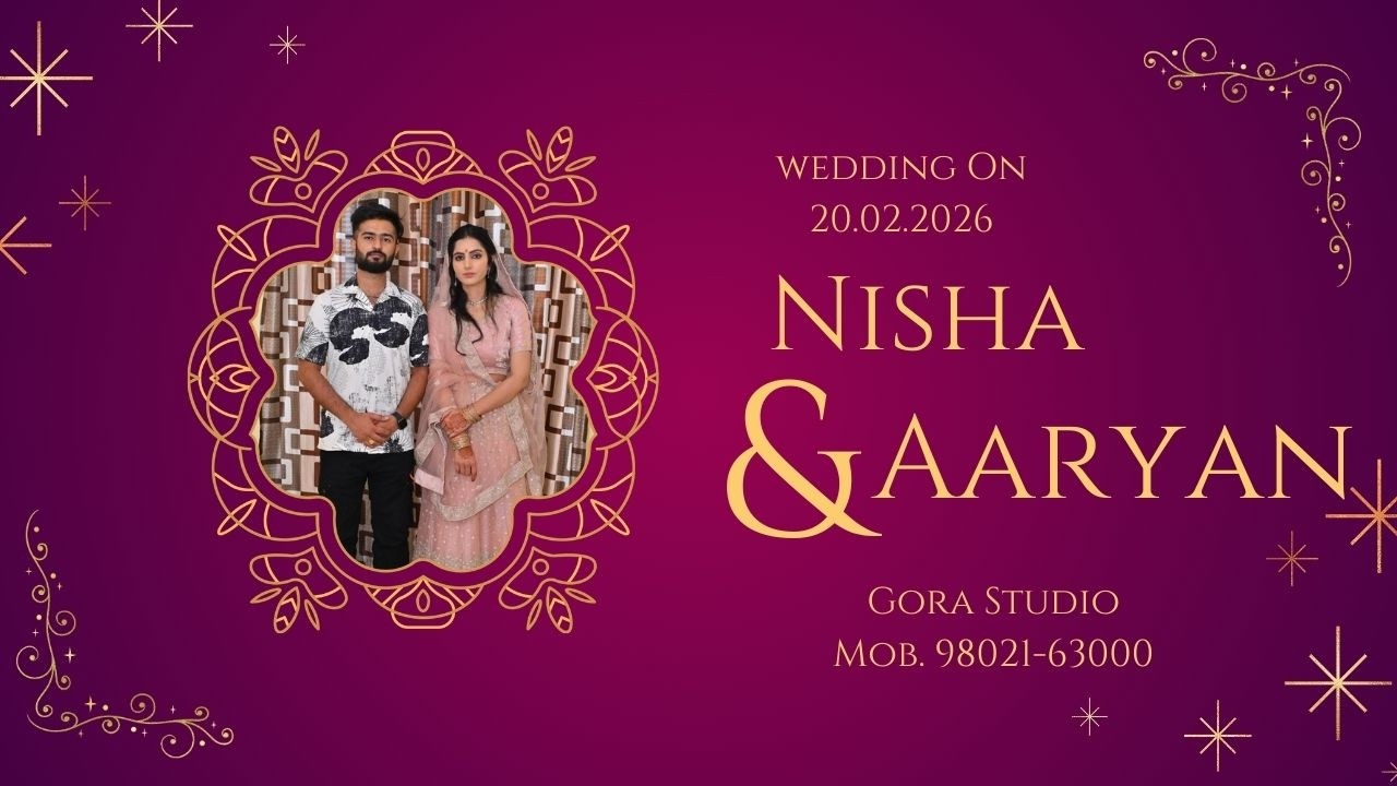 Nisha Weds Aaryan Live by : Gora Studio Mob. 98021-63000