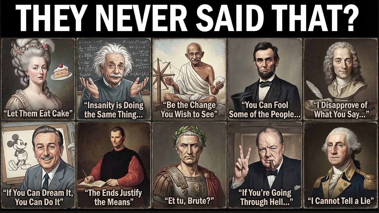 10 Famous Quotes That Were Never Actually Said