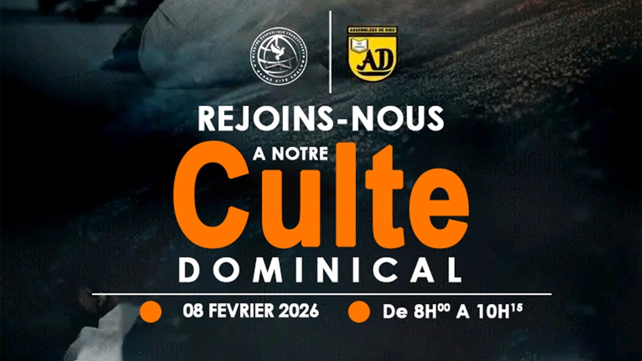 CULTE DOMINICAL | DIMANCHE 08.02.2026 | Past. EMMANUEL TSHIBANGU