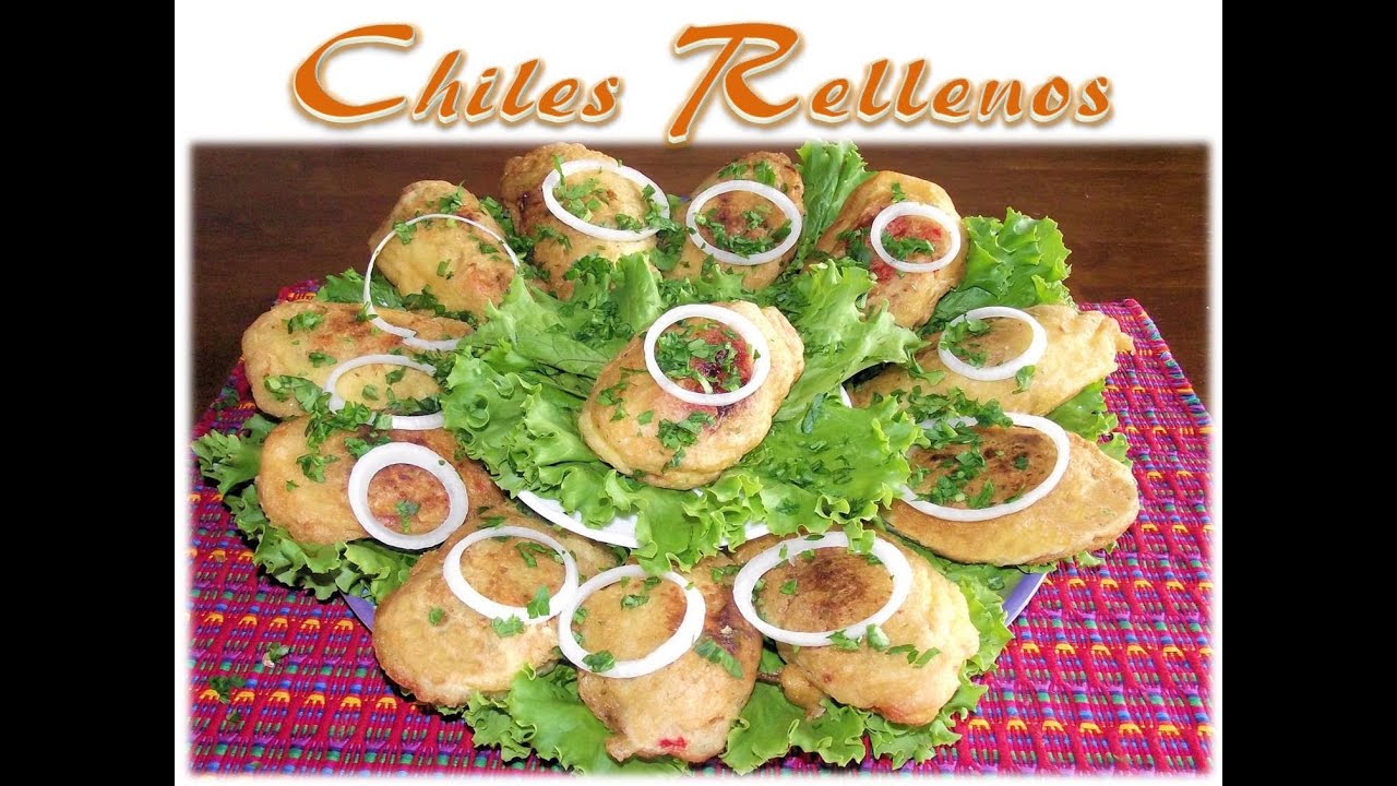Receta Chiles Rellenos Guatemala