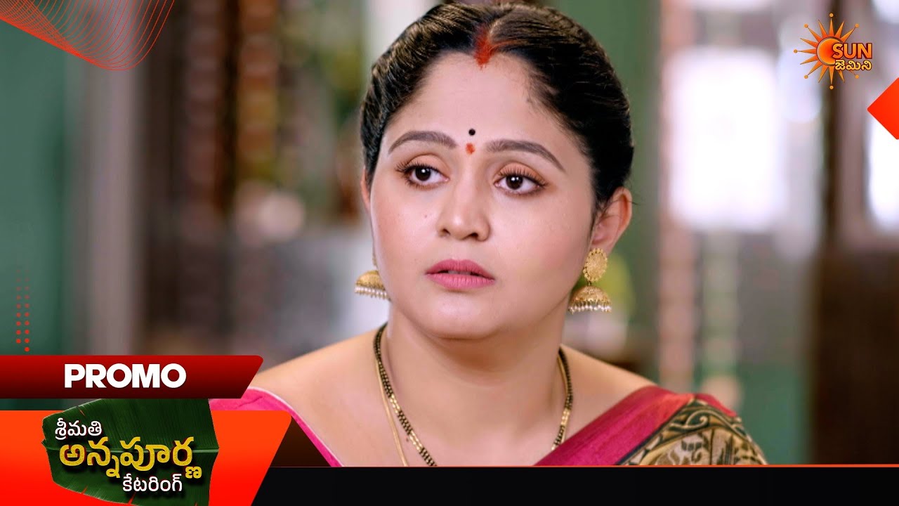 Srimati Annapurna Catering - Promo | 20 June 2026 | Telugu Serial | Sun Gemini