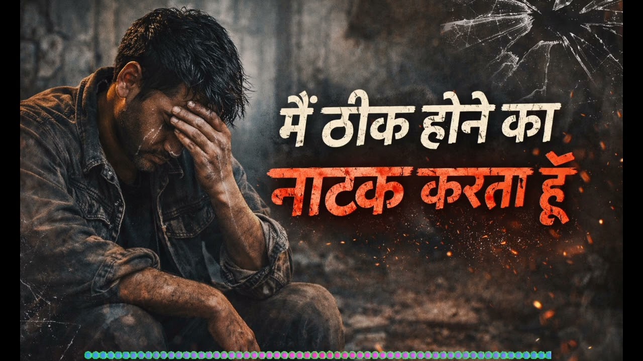 मैं ठीक होने का नाटक करता हूँ 💔 | Very Sad Song | Heart Touching Emotional Pain Song
