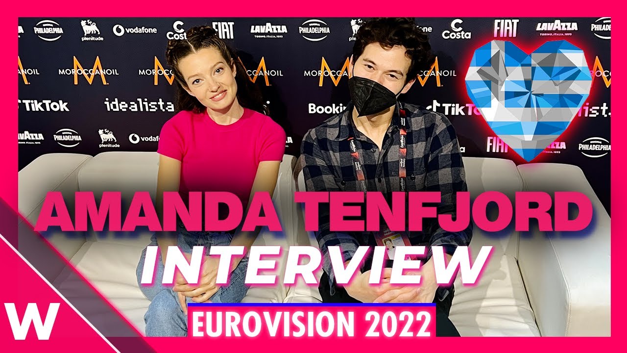 Amanda Georgiadis Tenfjord (Greece Eurovision 2022) | Interview after second rehearsal