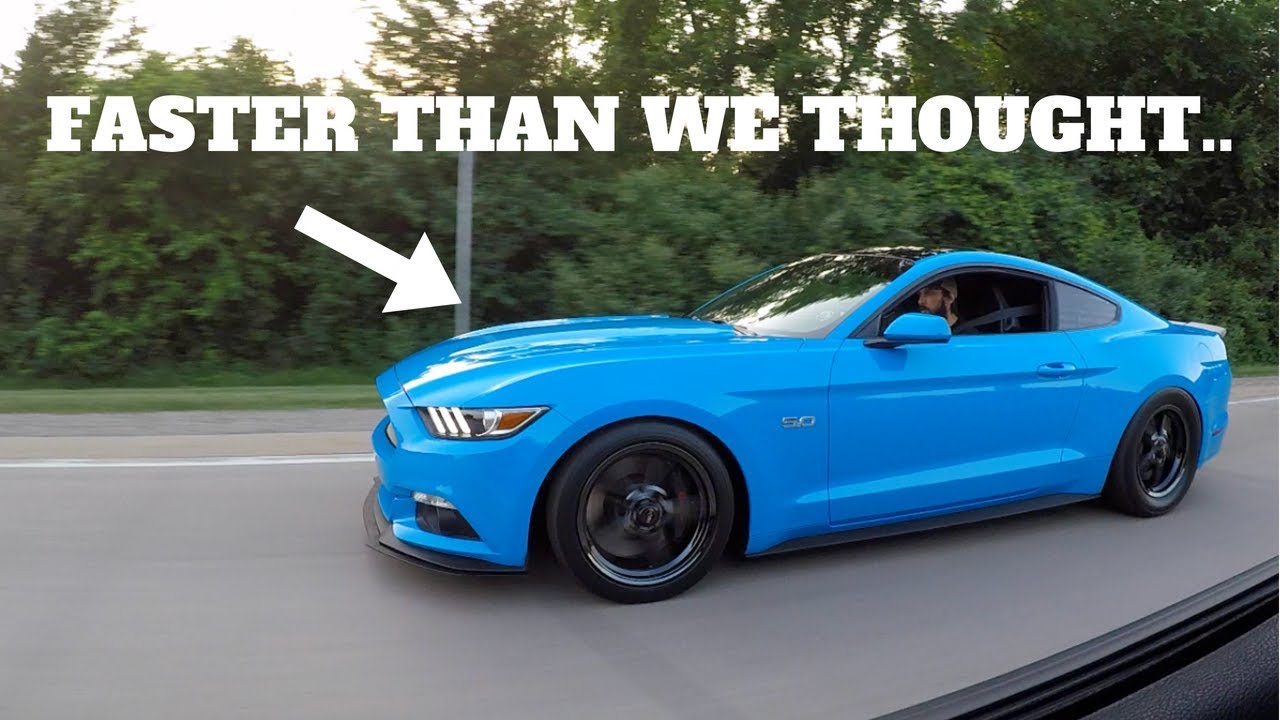 1000-сильный MUSTANG GT уничтожил наш Hellcat в гонке!