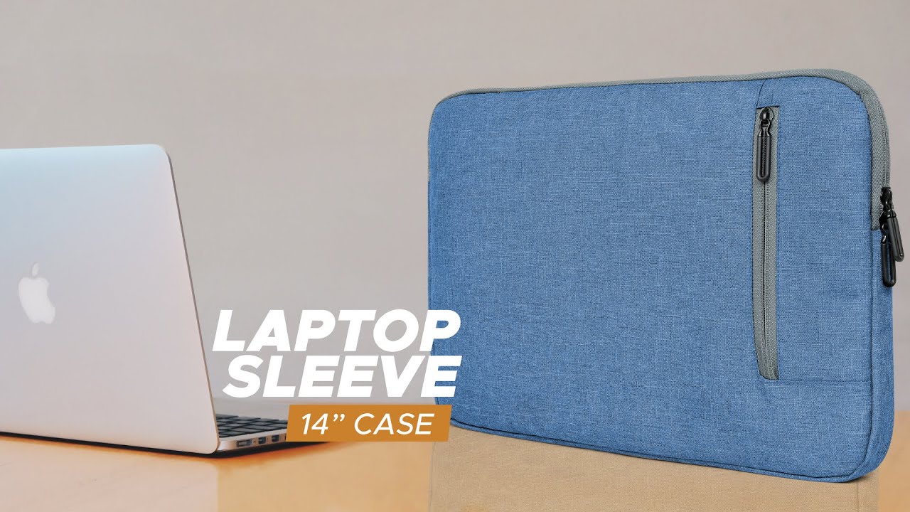 FATMUG 14 Inch Laptop Sleeve Case Cover -Protect Your Laptop from Scratches-Oxford Fabric(Navy Blue)