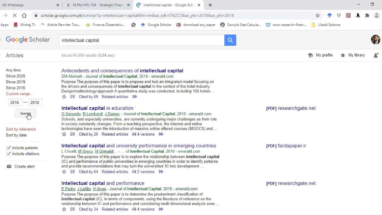 Download Research Articles Using Google Scholar