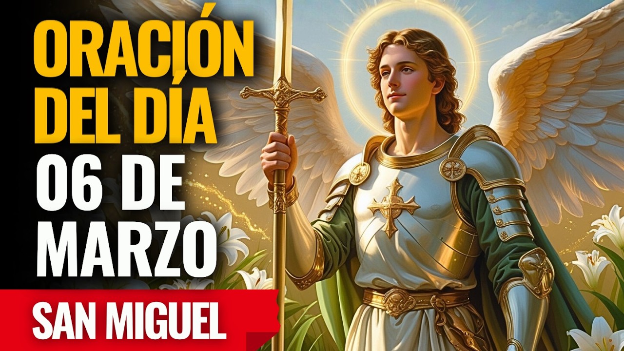 ¡San Miguel derrama salud fuerte y vitalidad renovada sobre tu vida! Reza ahora