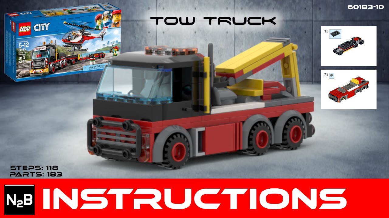 Эвакуатор LEGO 60183 - альтернативная сборка 10 бесплатных инструкций