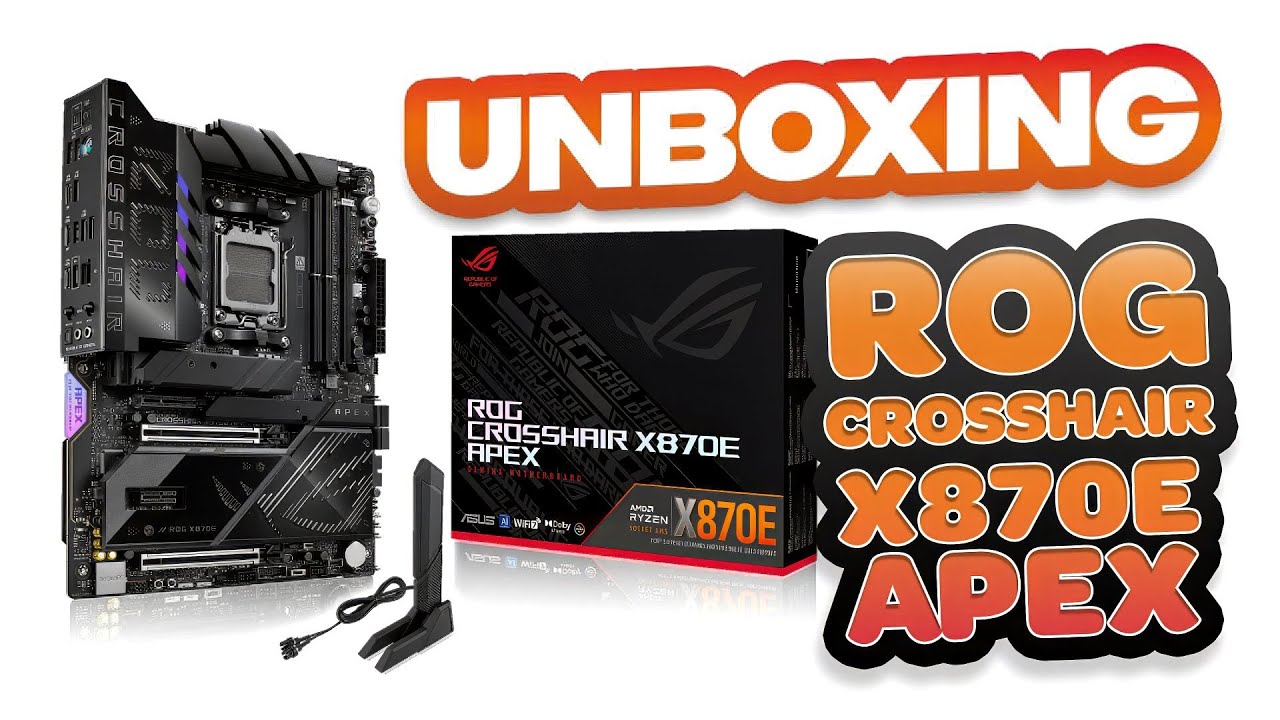 UNBOXING the ULTIMATE Overclocking Motherboard! ASUS ROG Crosshair X870E Apex &ndash; First Look!
