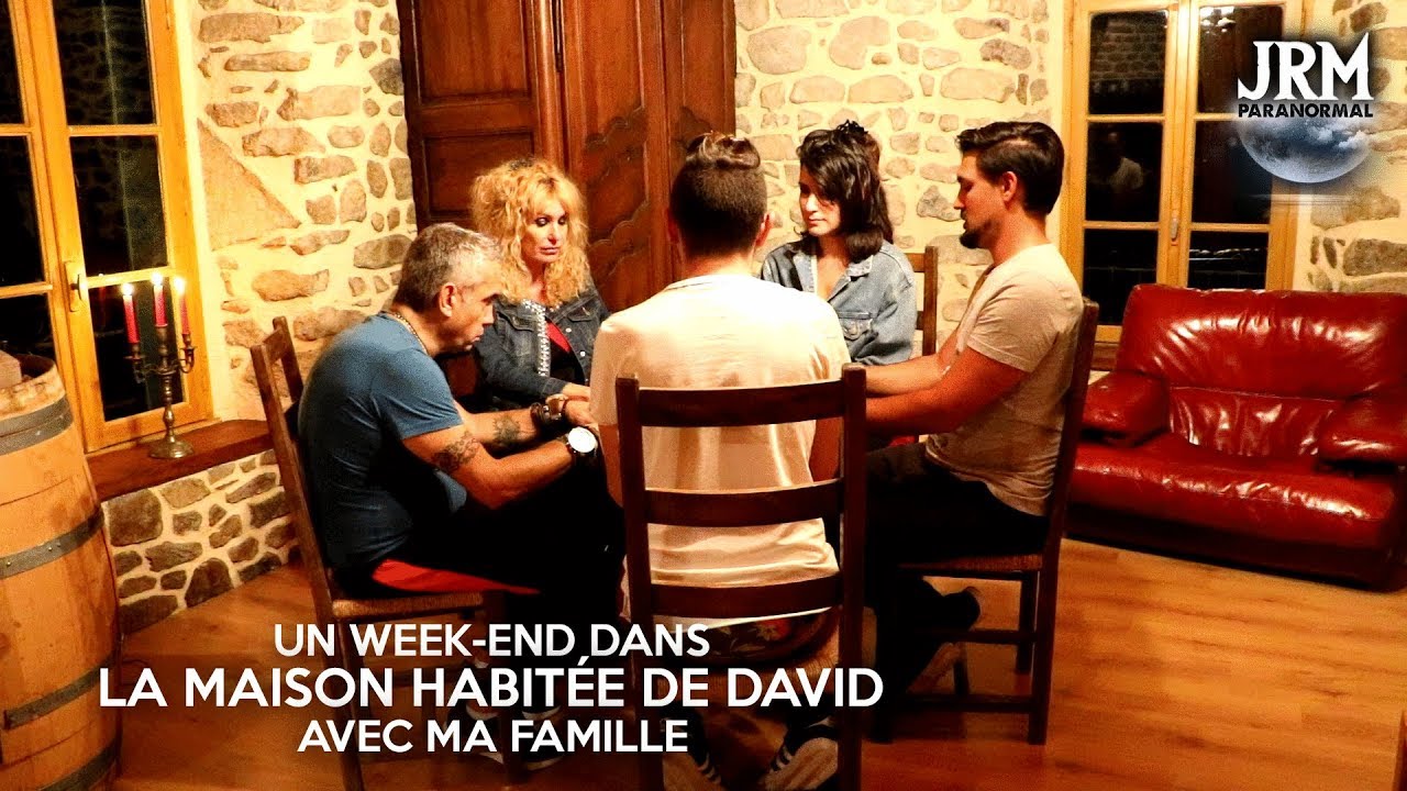 VLOG : UN WEEK-END DANS LA MAISON HABITÉE DE DAVID AVEC MA FAMILLE !