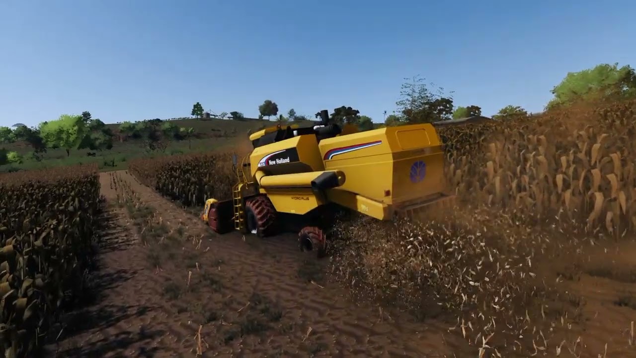 Colheita de Milho na Fazenda Madureiro Edition | Farming Simulador 22
