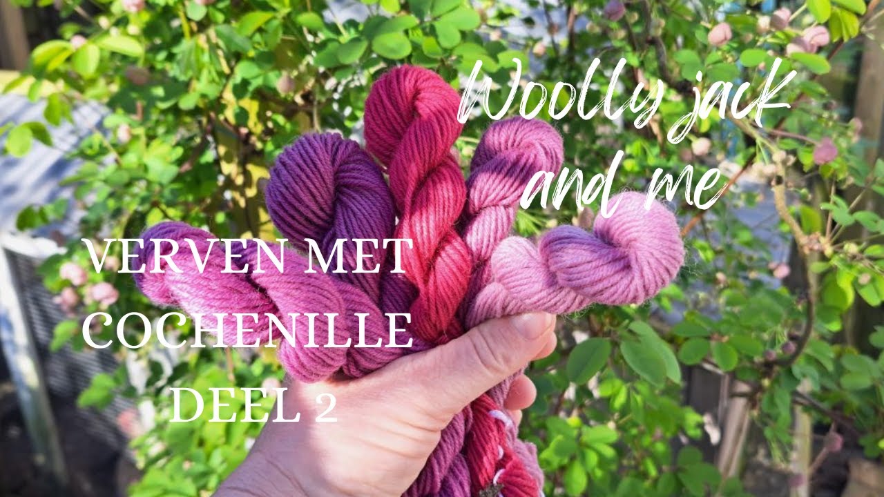 Deel 2 verven met Cochenille