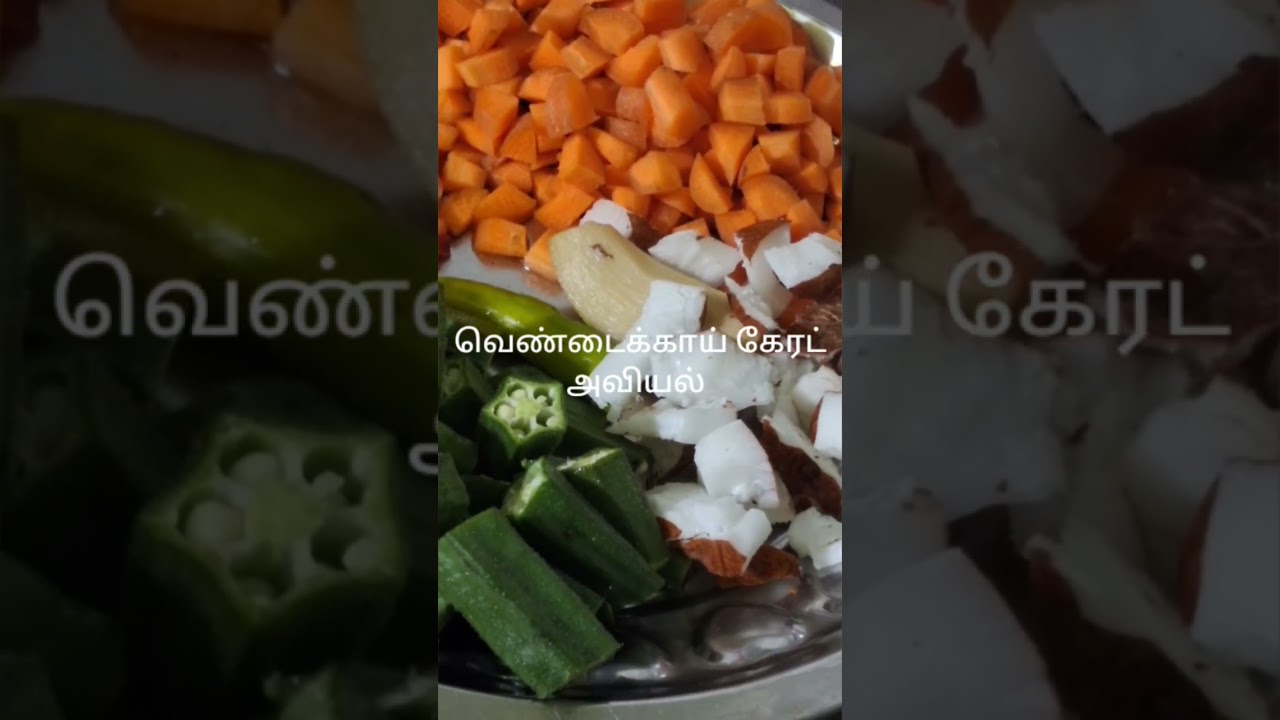 Vendakkai Carrot Avial | Healthy South Indian Food | Tamil Healthy Recipe 