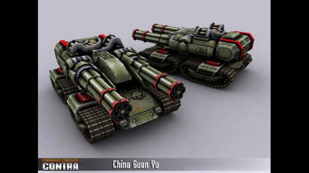 Command & Conquer: Contra - Chinese Guan Yu Heavy Gattling Tank