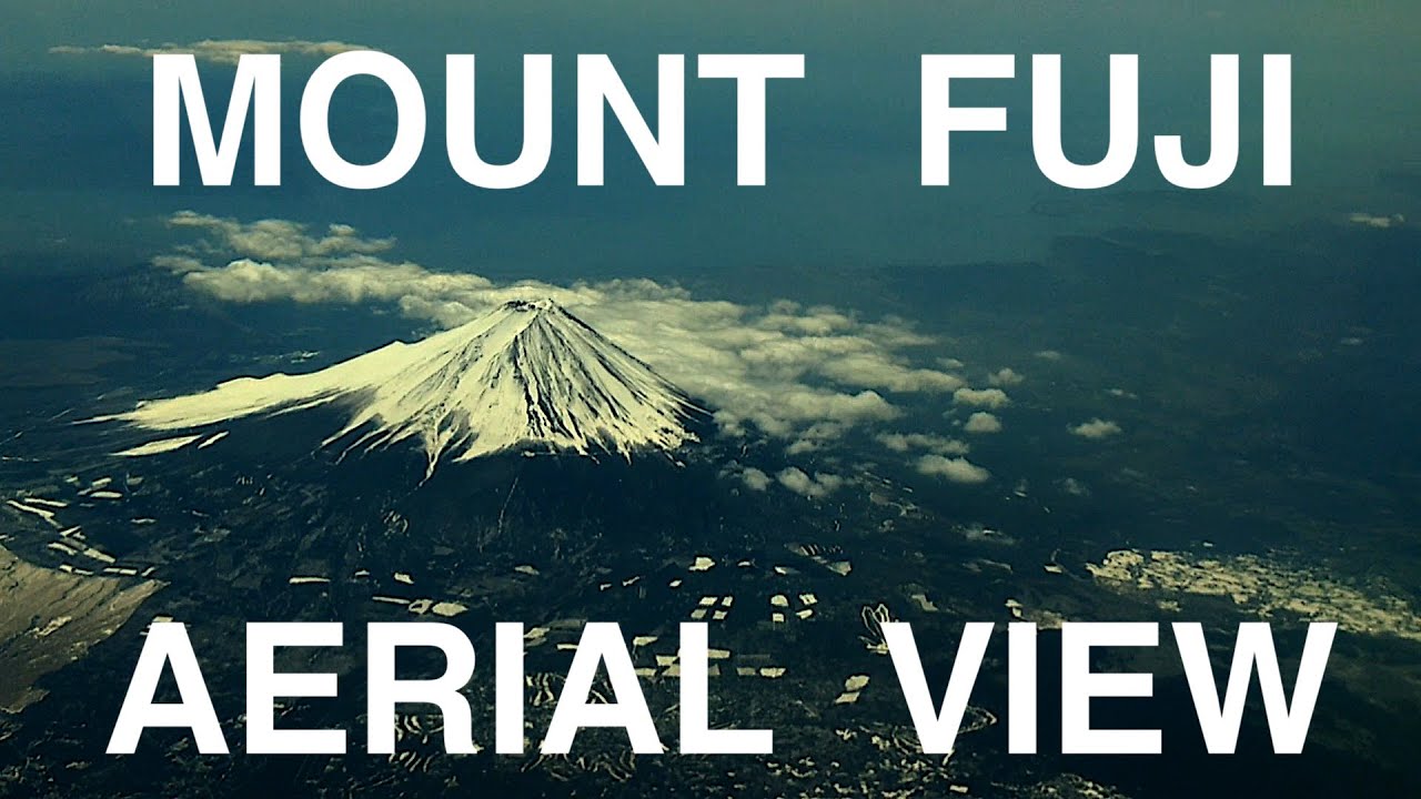Mount Fuji Aerial View | Fuji-san | Birds eye view of Mount Fuji | Mt. Fuji from plane | Japan Tokyo